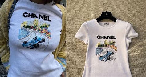 chanel f1 tshirt price|chanel f1 tees price.